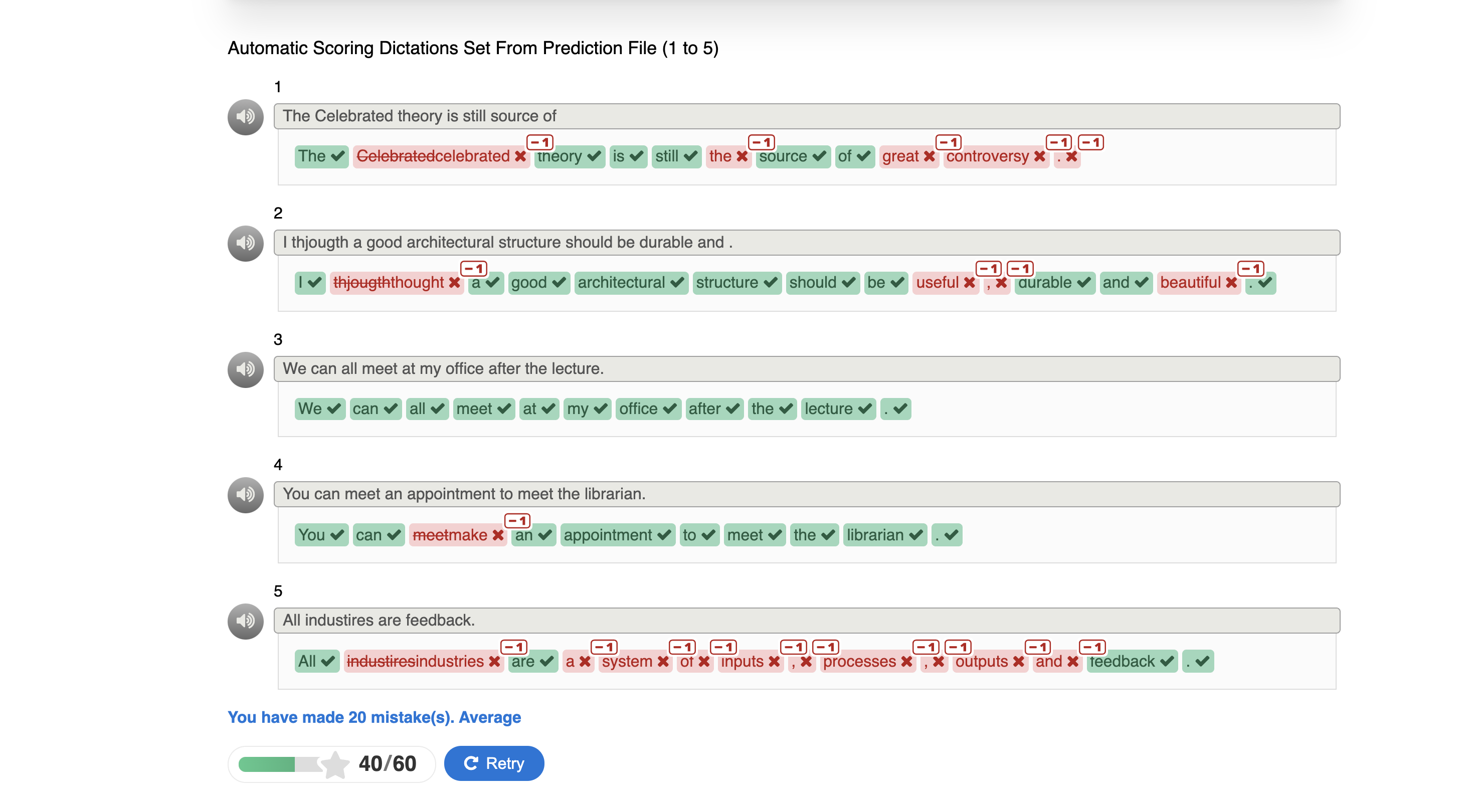 Ambition Abroad Automatic Scoring gallery image