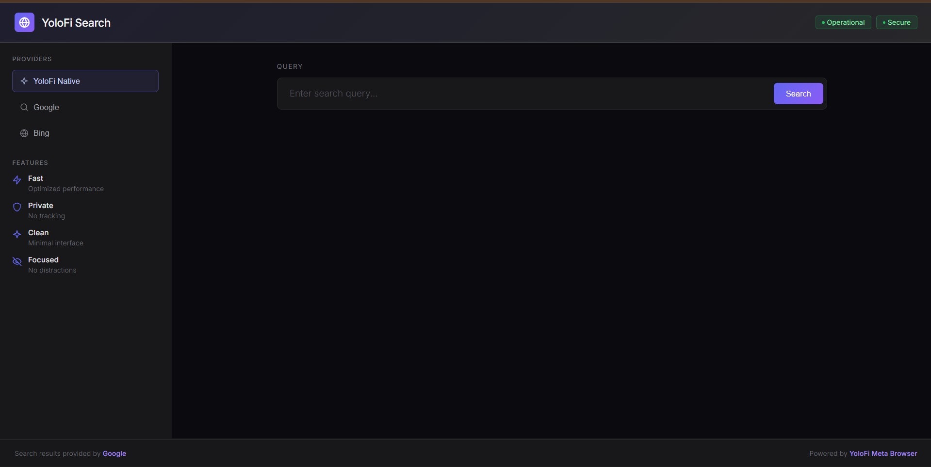 WEG - Main product screenshot demonstrating key features and user interface