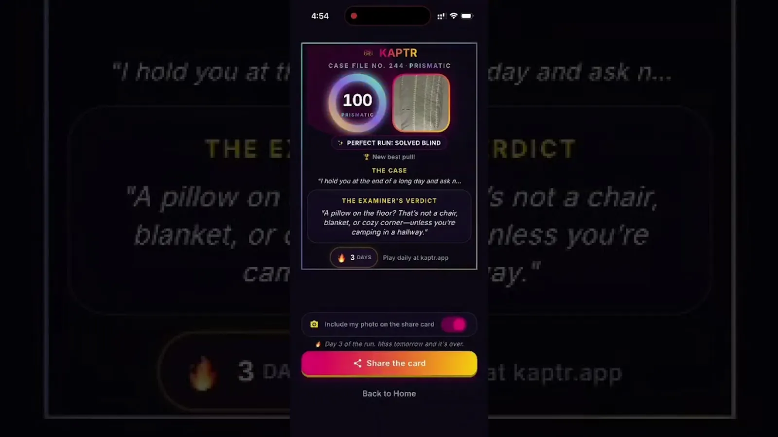 Kaptr screenshot 1 (video preview)