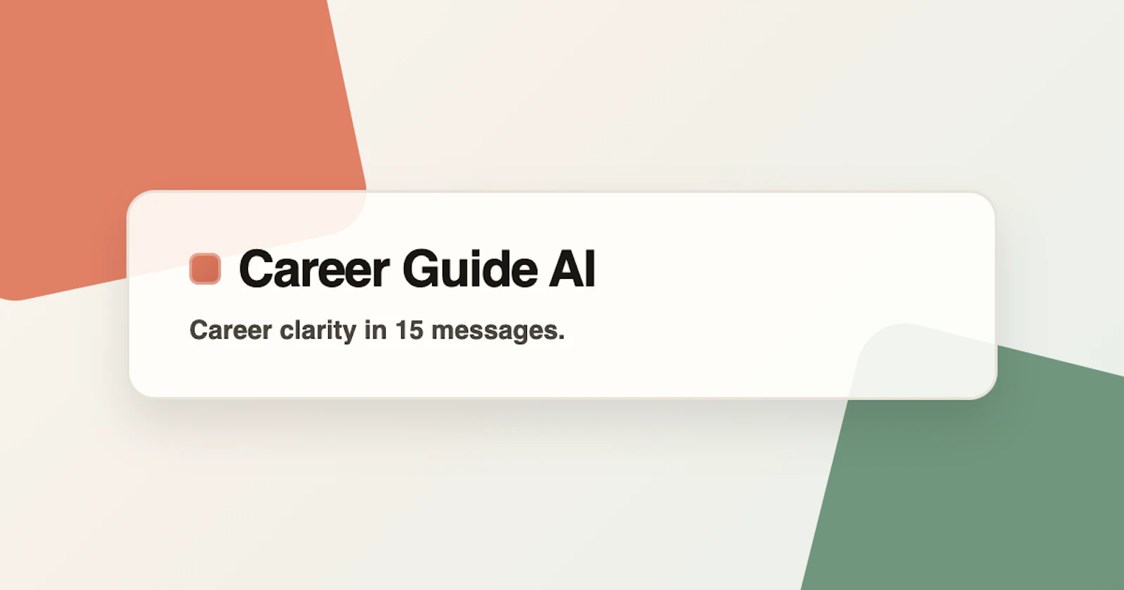 Career Guide AI screenshot 1