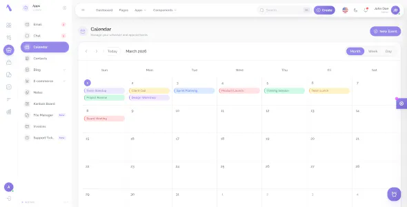 Adivo AIReady – React 19 Admin Dashboard gallery image