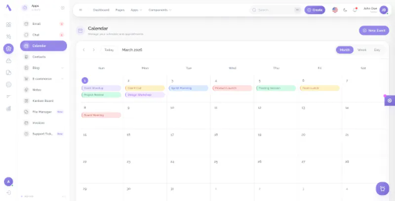Adivo AIReady – React 19 Admin Dashboard screenshot 3