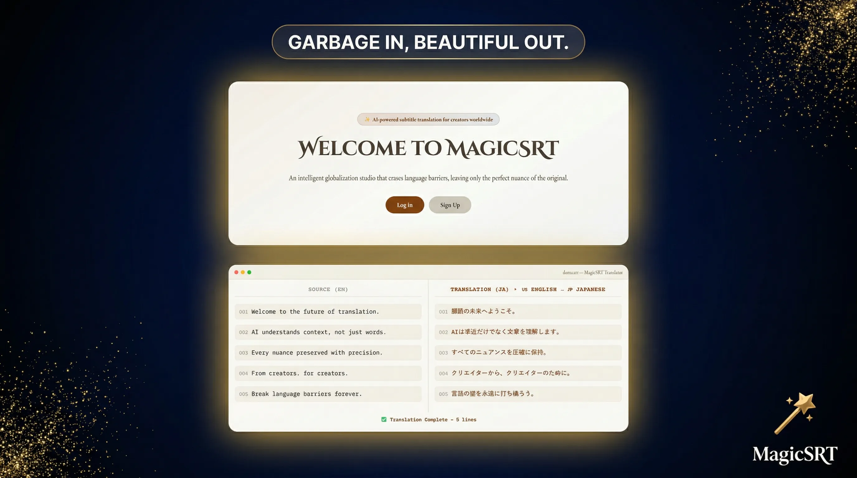 Banner del producto MagicSRT