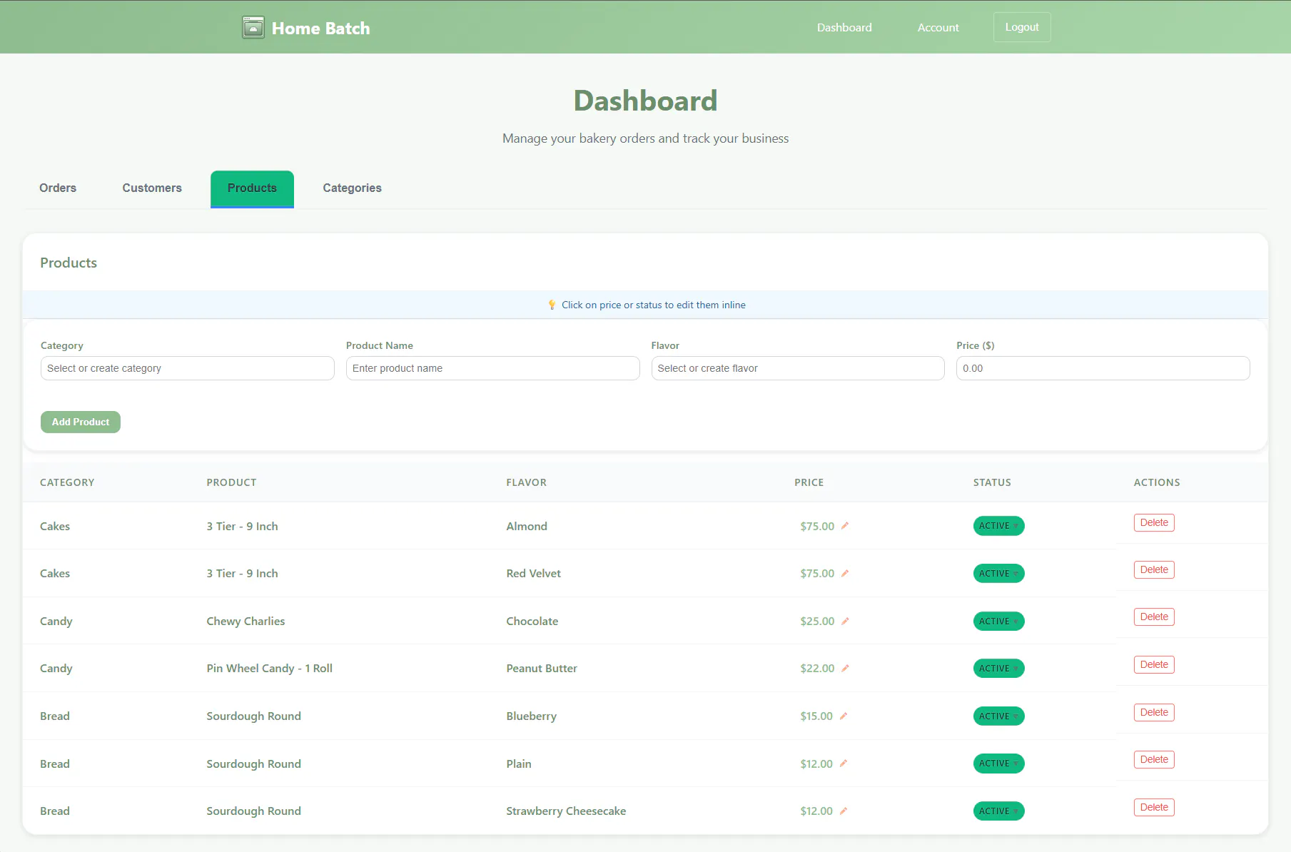 Home Batch-Cottage Bakery Order Tracking gallery image