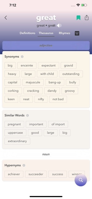 Word Details gallery image