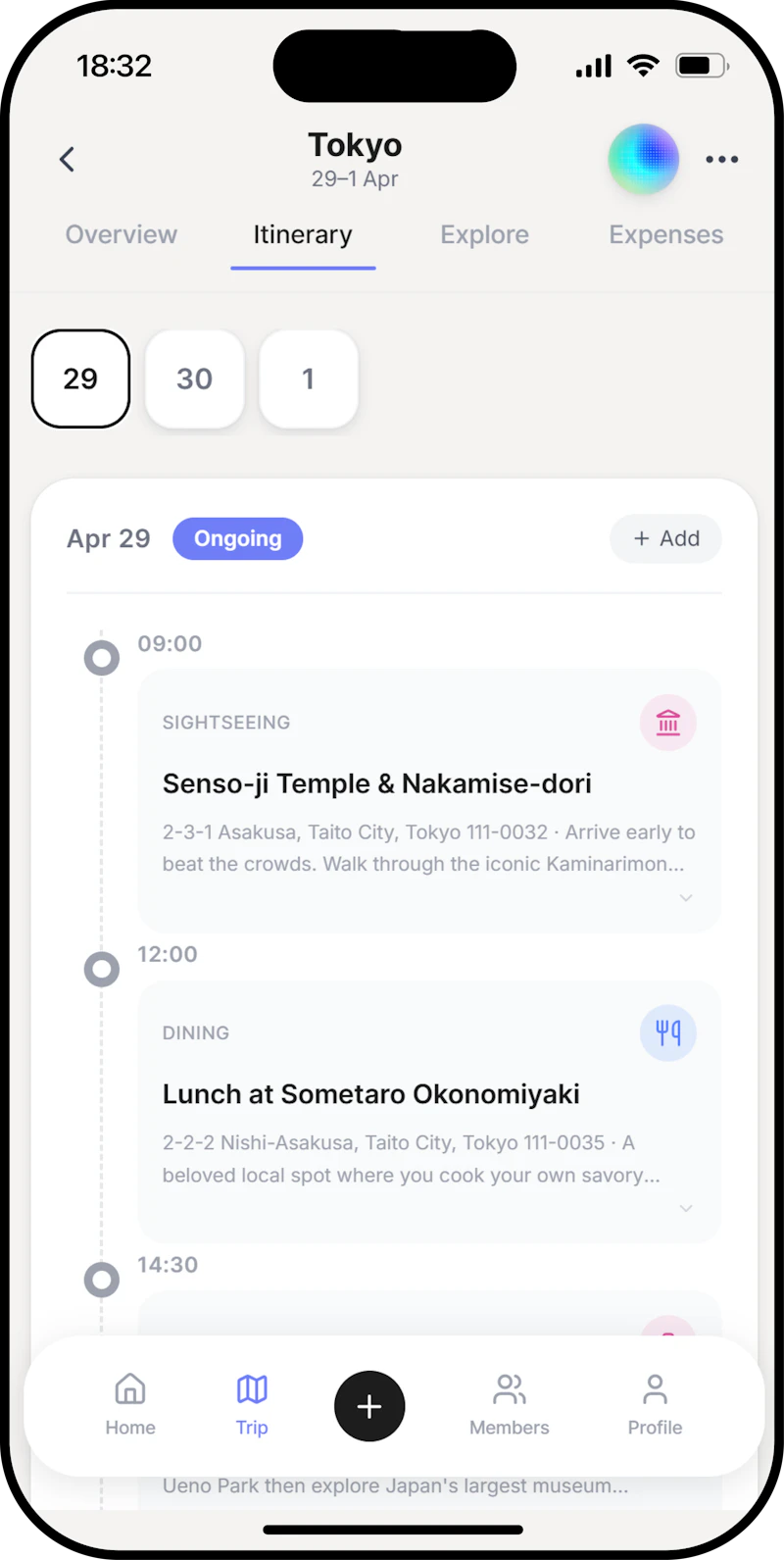 TripUp screenshot 3