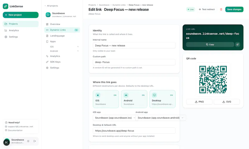 LinkSense.net screenshot 3