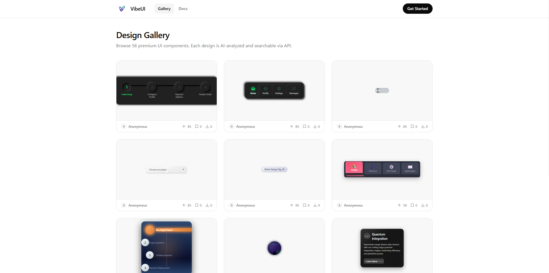 VibeUI gallery image