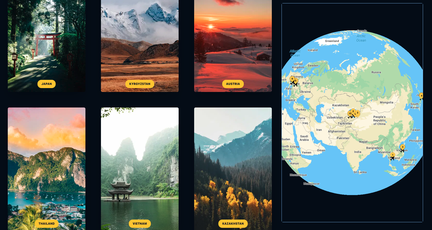 Map Your Voyage - Screenshot 4 showing product features and functionality