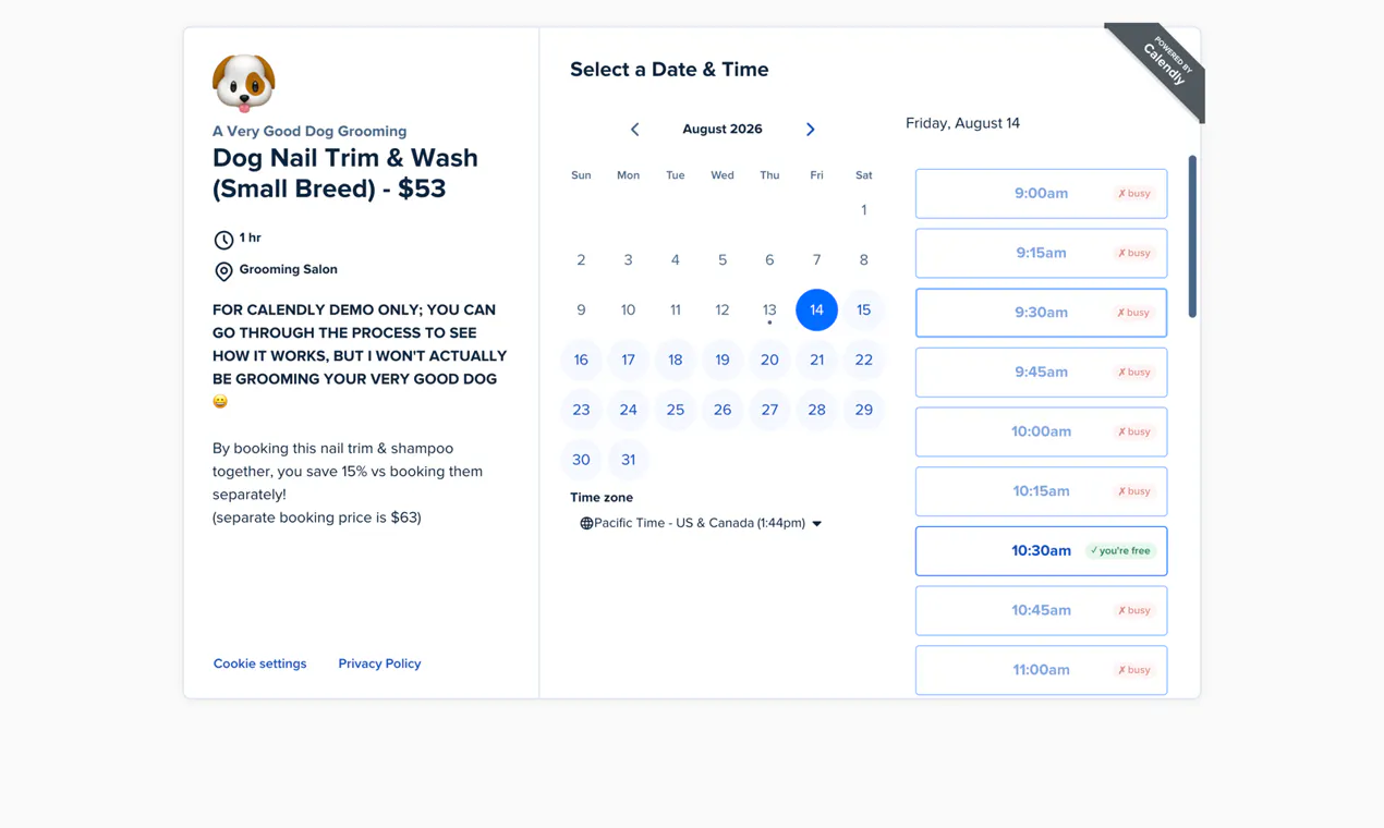 Agentic Scheduling 截图 4
