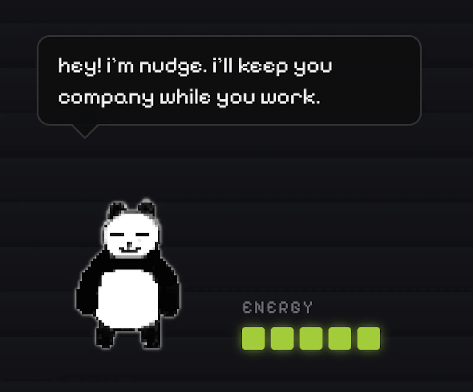 nudge - your desktop productivity pet screenshot 2