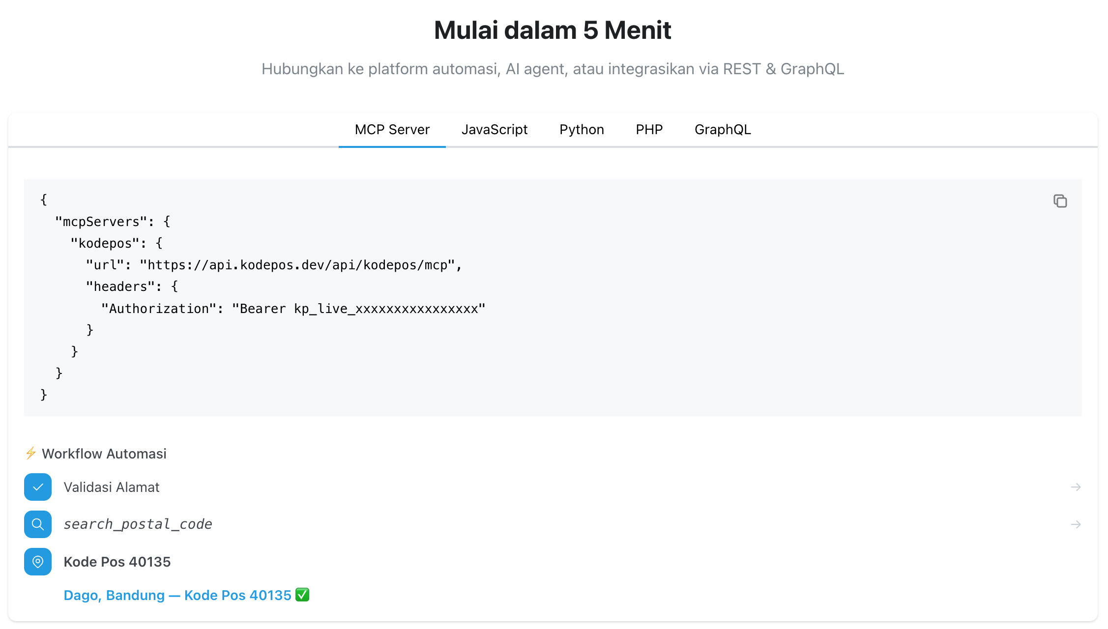 Kode Pos API gallery image