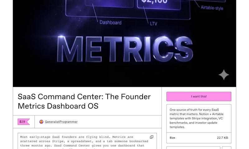 SaaS Command Center screenshot 2