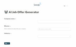 AI Job Offer Generator media 3