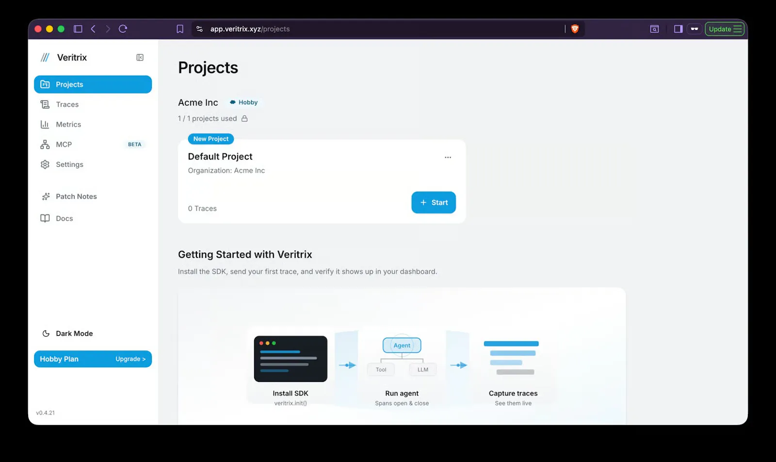 Veritrix AI screenshot 2