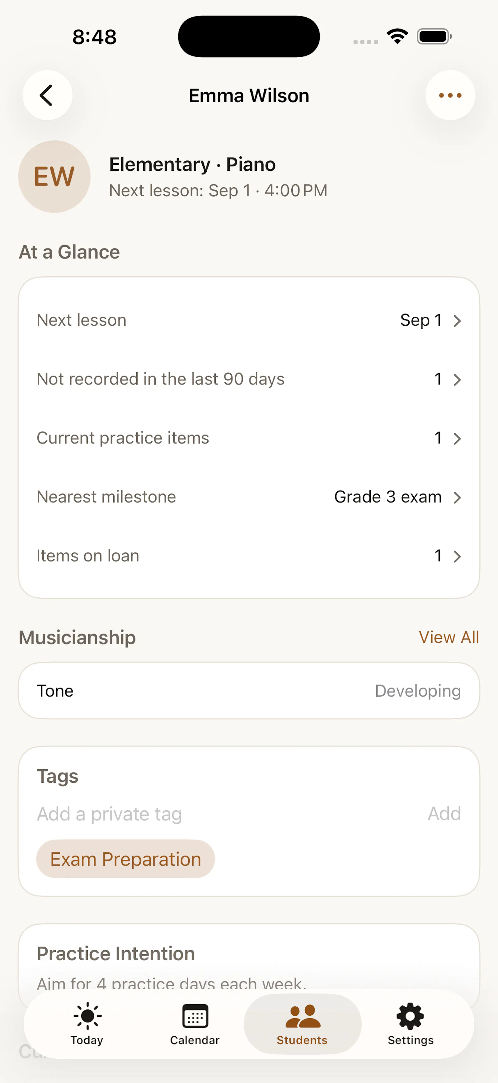 Stavebook screenshot 2