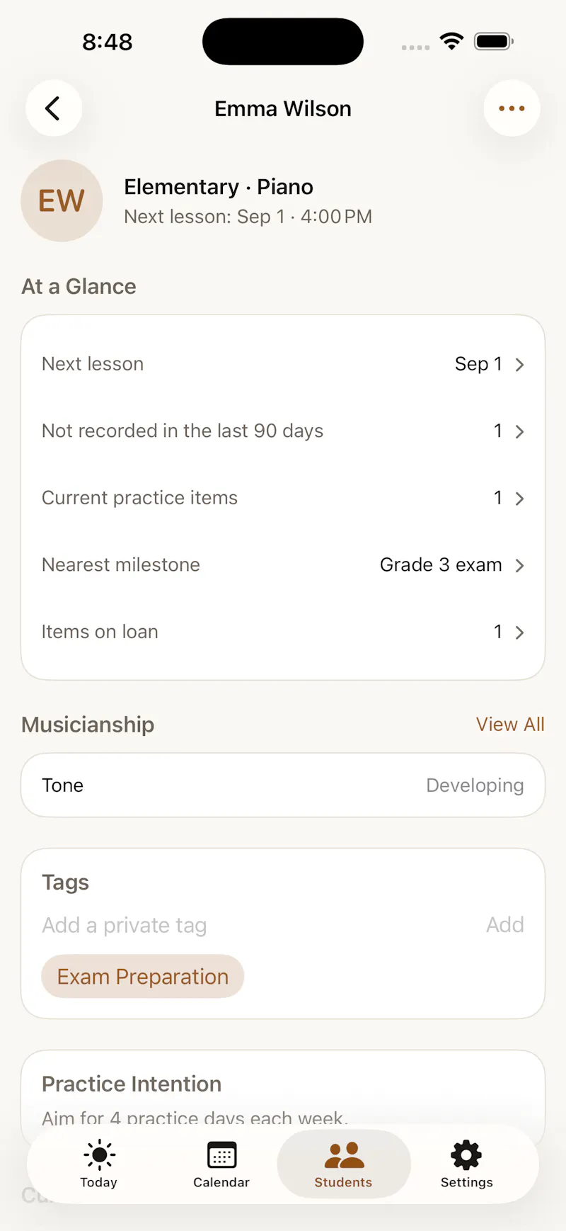 Stavebook screenshot 2