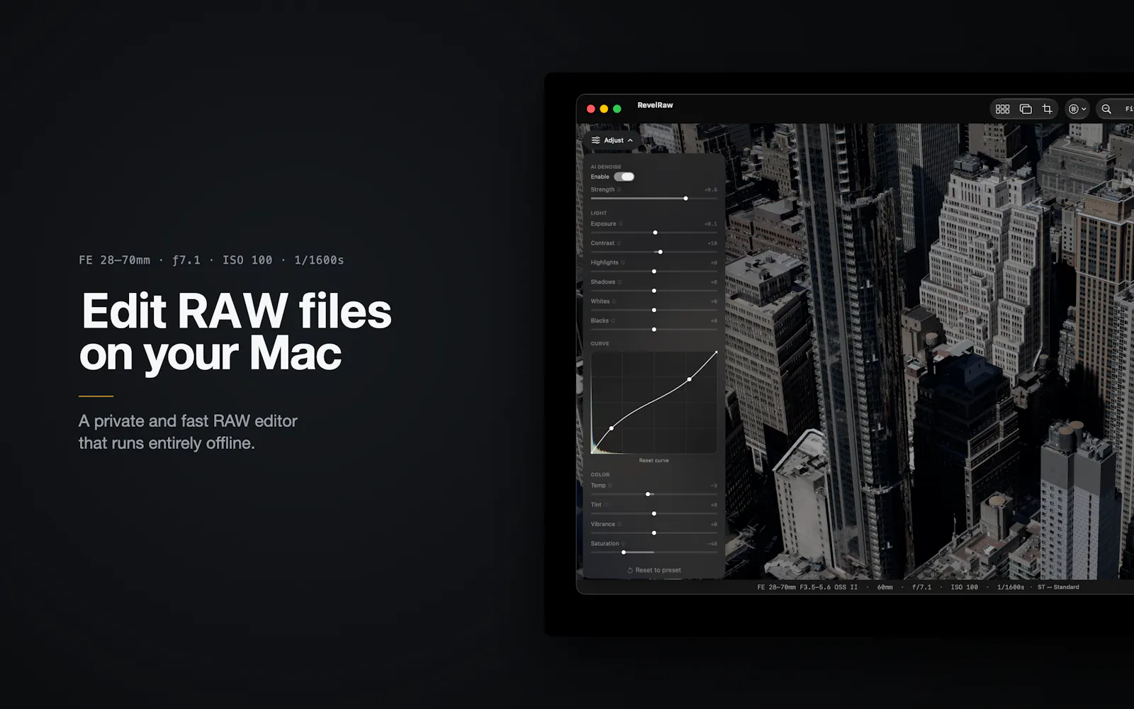 RevelRaw screenshot 1