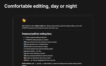 Markdown Editor For Notion Lovers gallery image