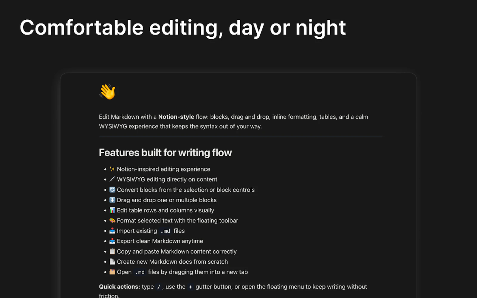 Markdown Editor For Notion Lovers screenshot 5