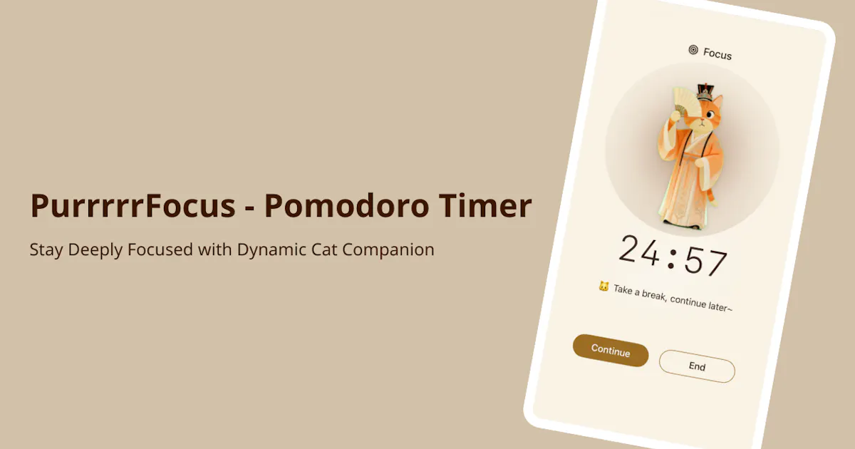 PurrrrrFocus Pomodoro 