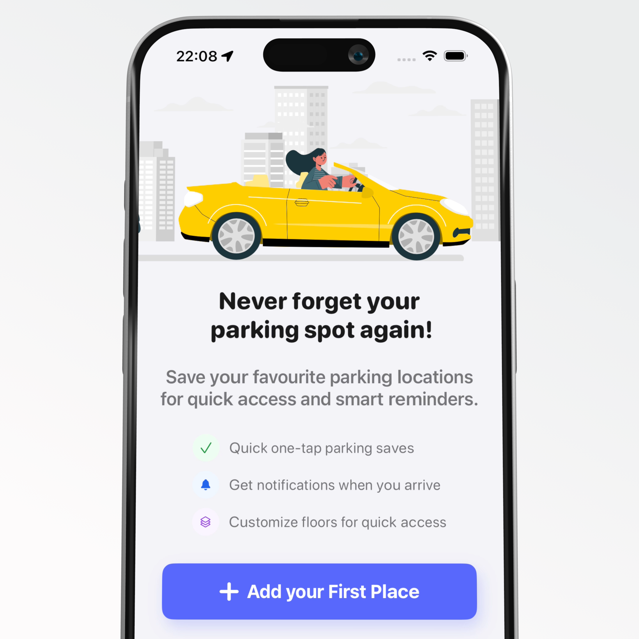 Find my car - Puurfect Parking - Screenshot 4 showing product features and functionality