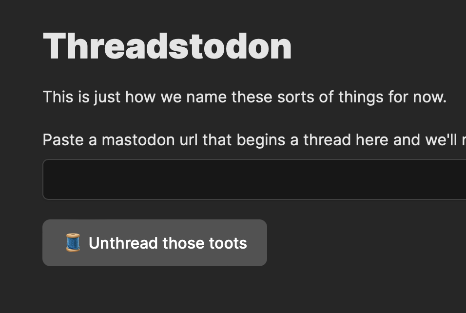 Threadstodon