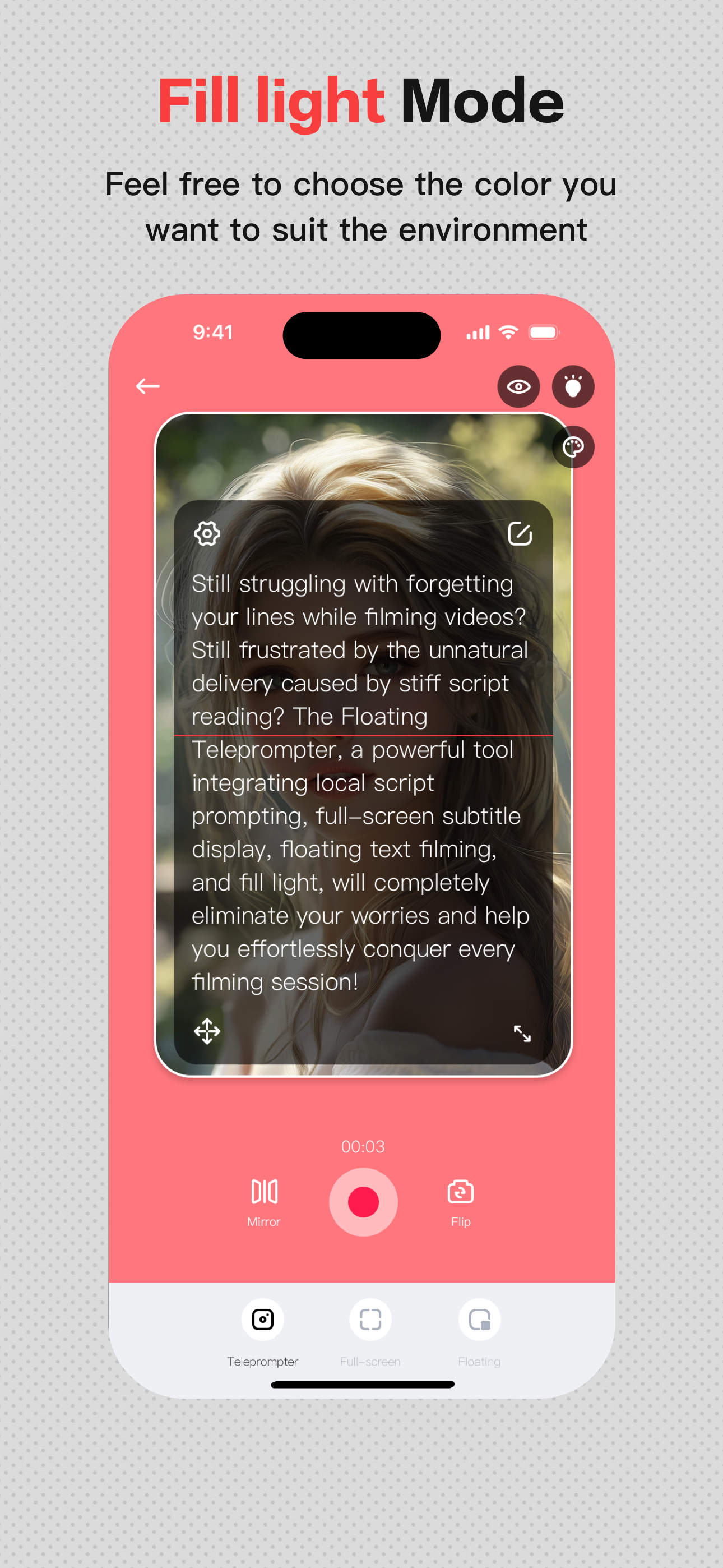 Teleprompter-floatprompt - Script intelligenti, video facili media 3