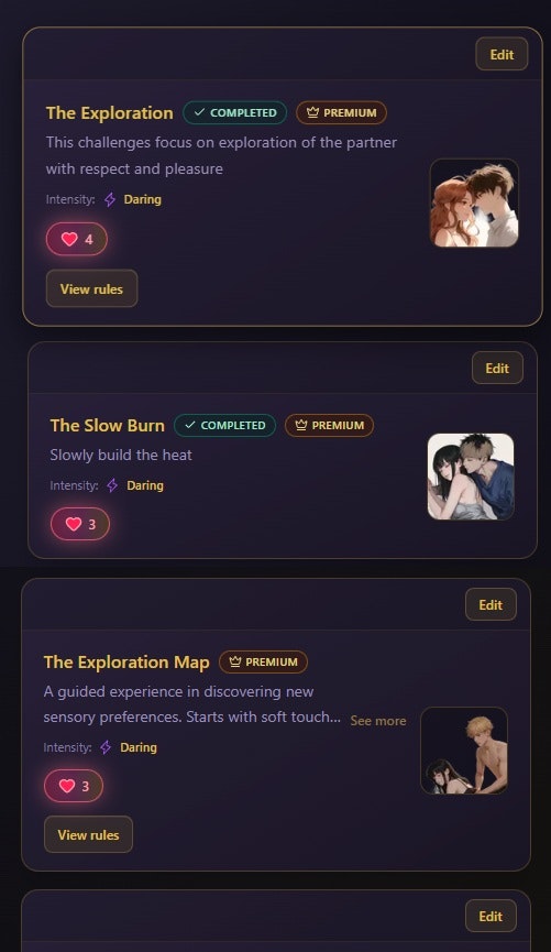 Intimate Challenge gallery image