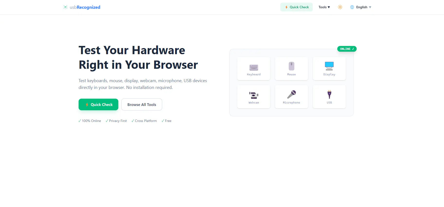 usbRecognized gallery image