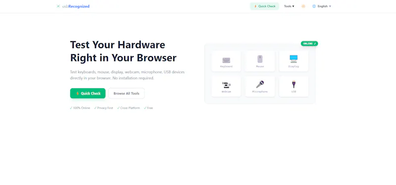 usbRecognized screenshot 1