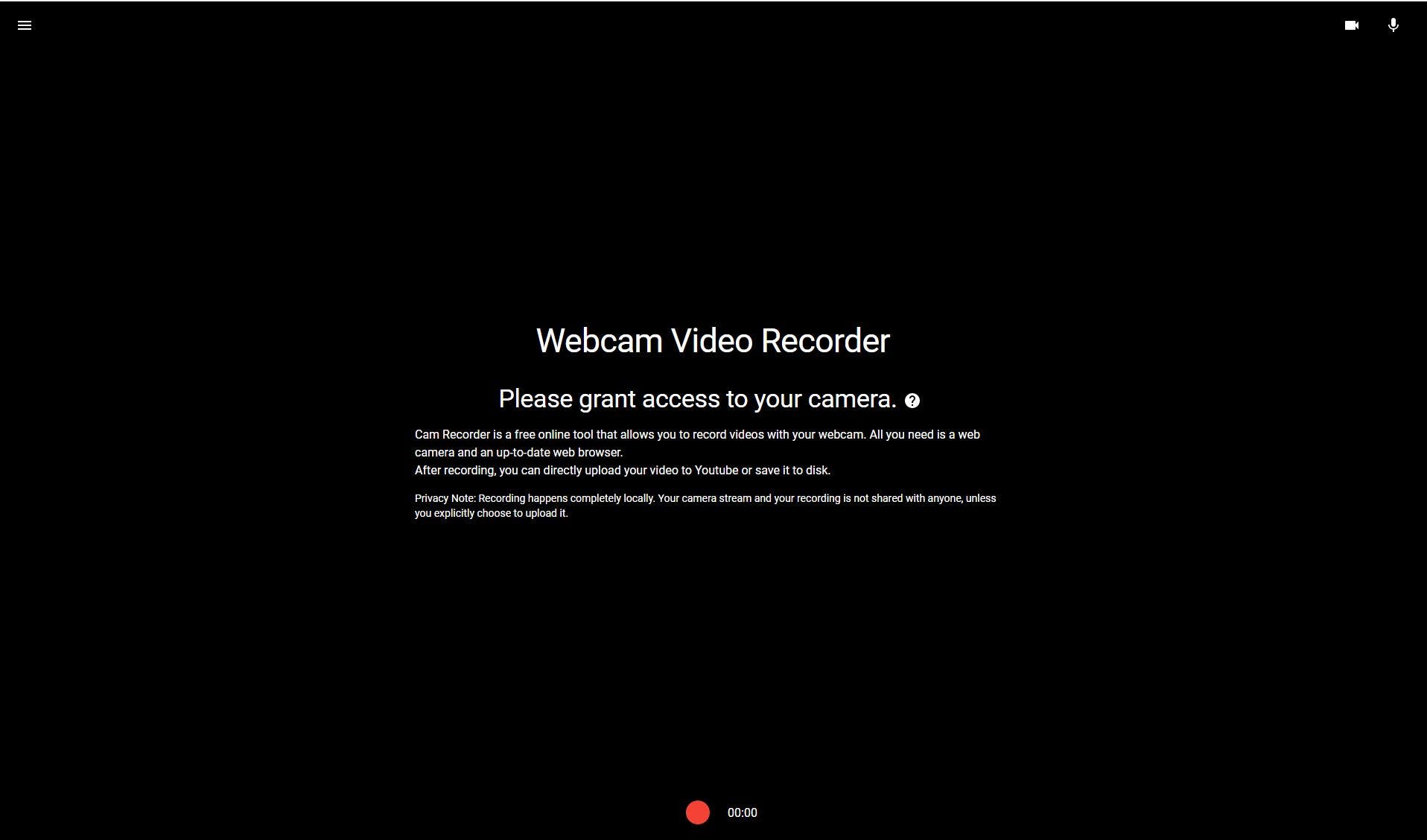 HTML5 Webcam Recorder media 1