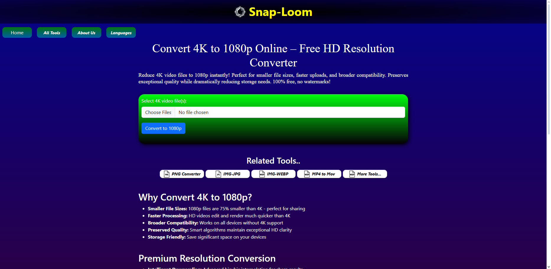 4K to 1080p Converter