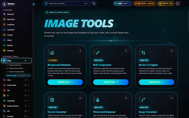 Exismic screenshot 2