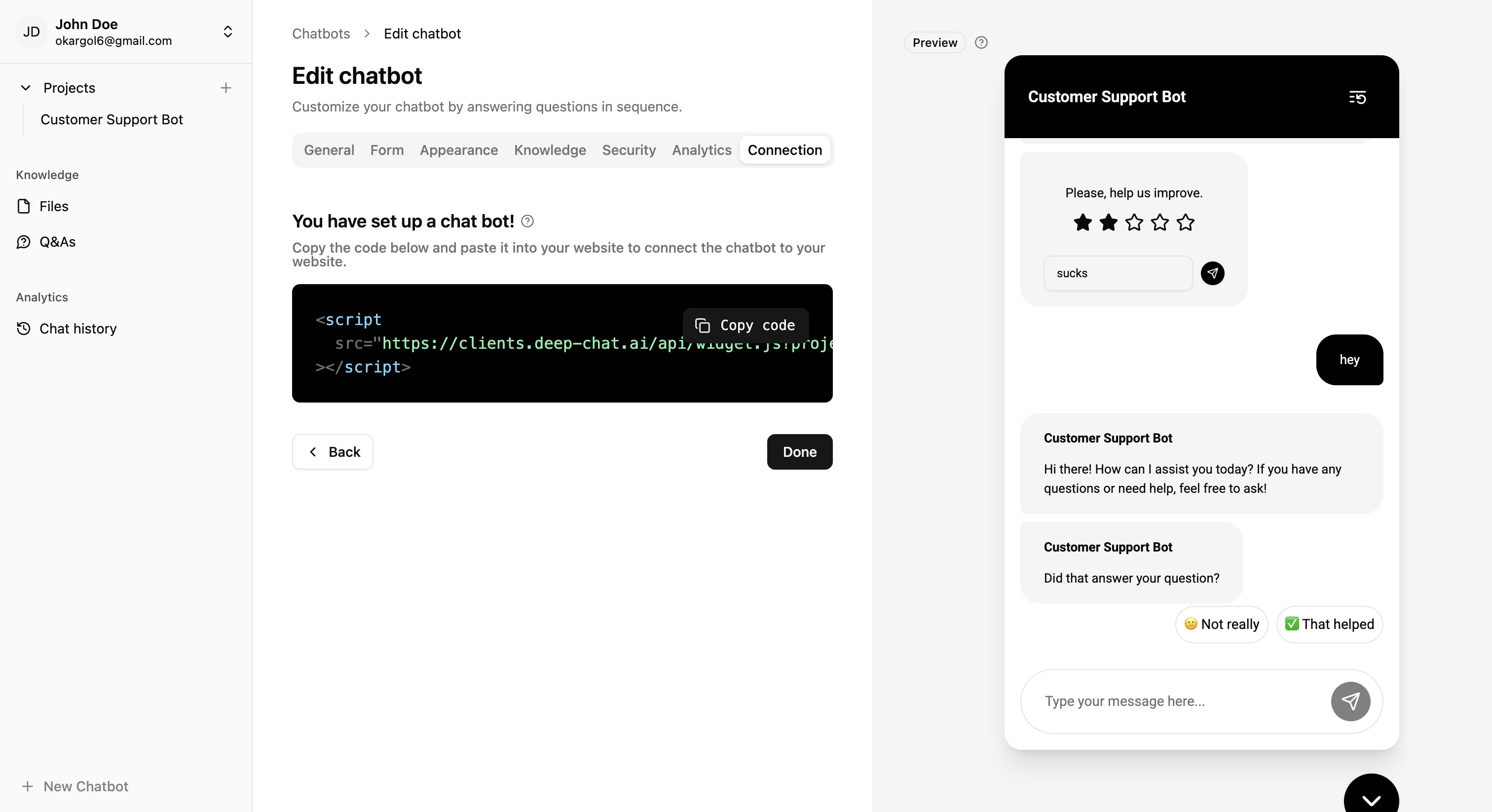 AI Chatbot for your website - 3 mo. free gallery image