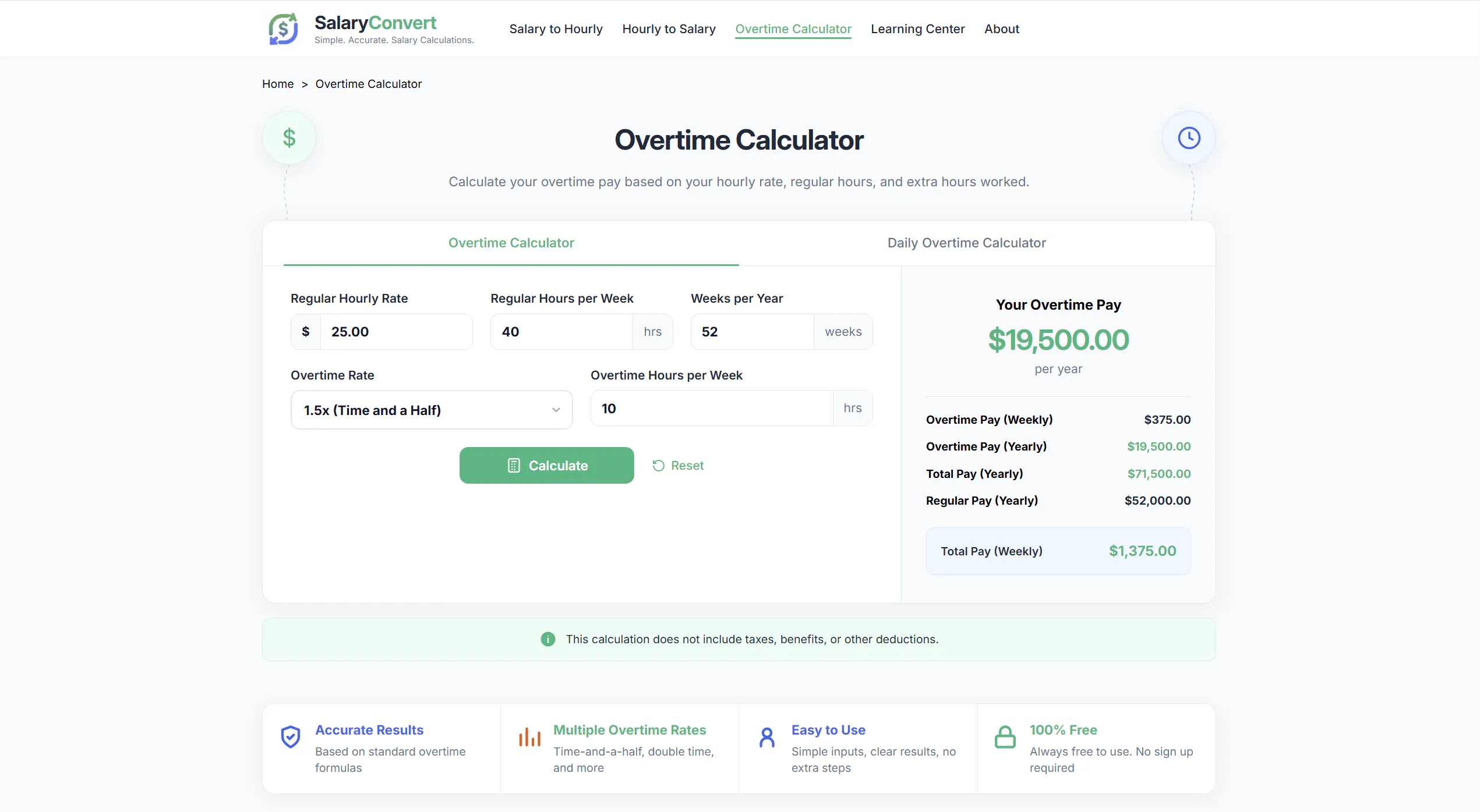 SalaryConvert gallery image