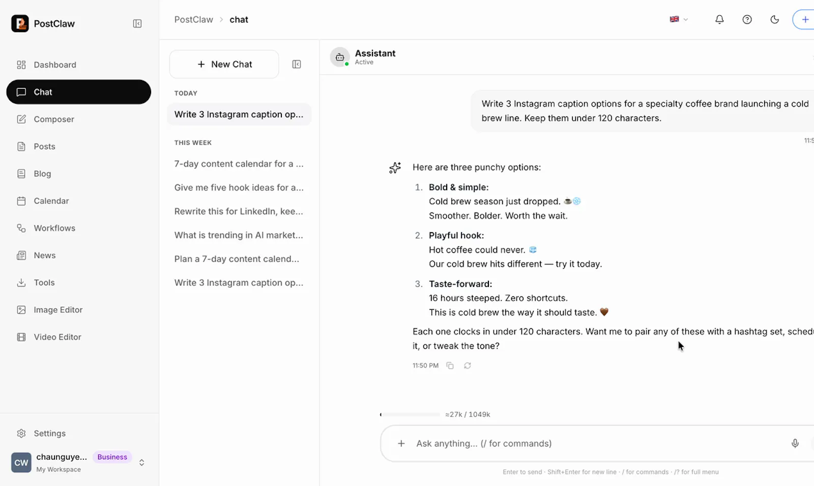 PostClaw screenshot 10