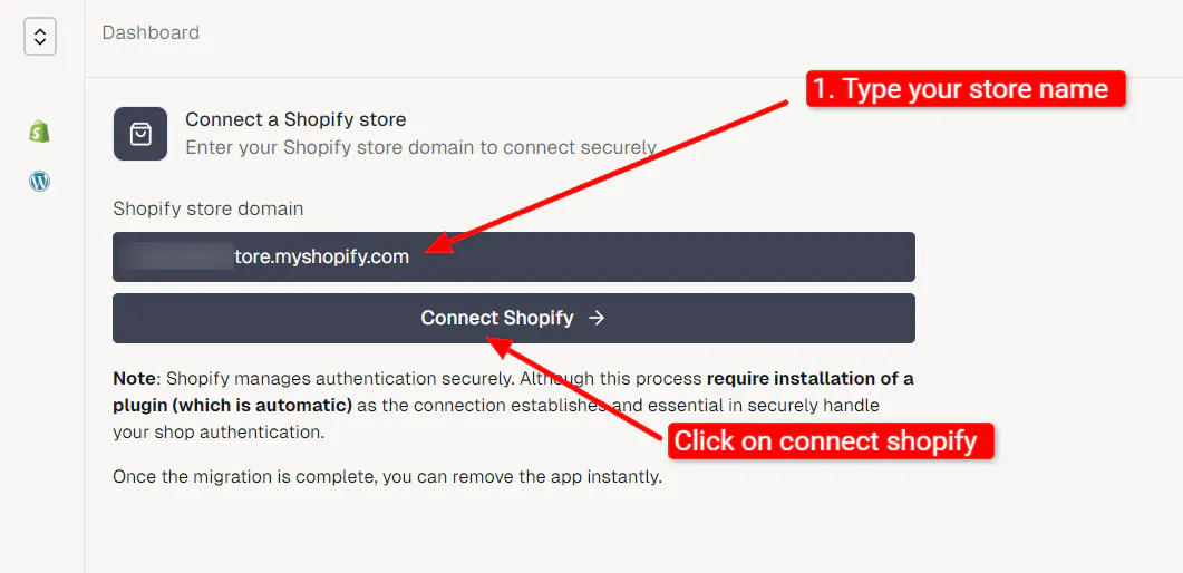 Migration Master screenshot
