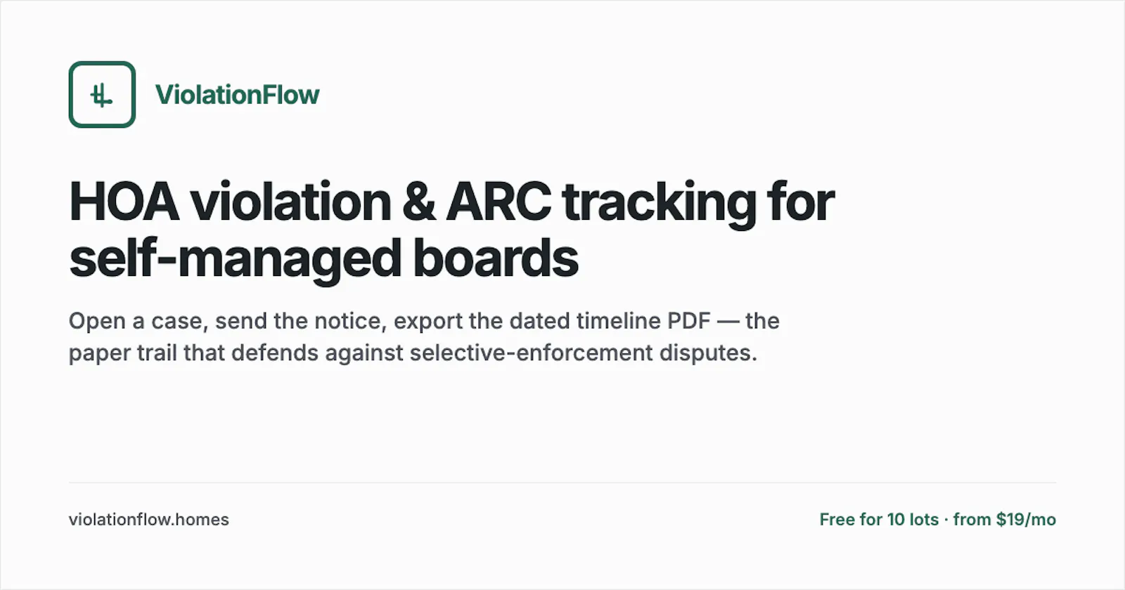 ViolationFlow screenshot 1