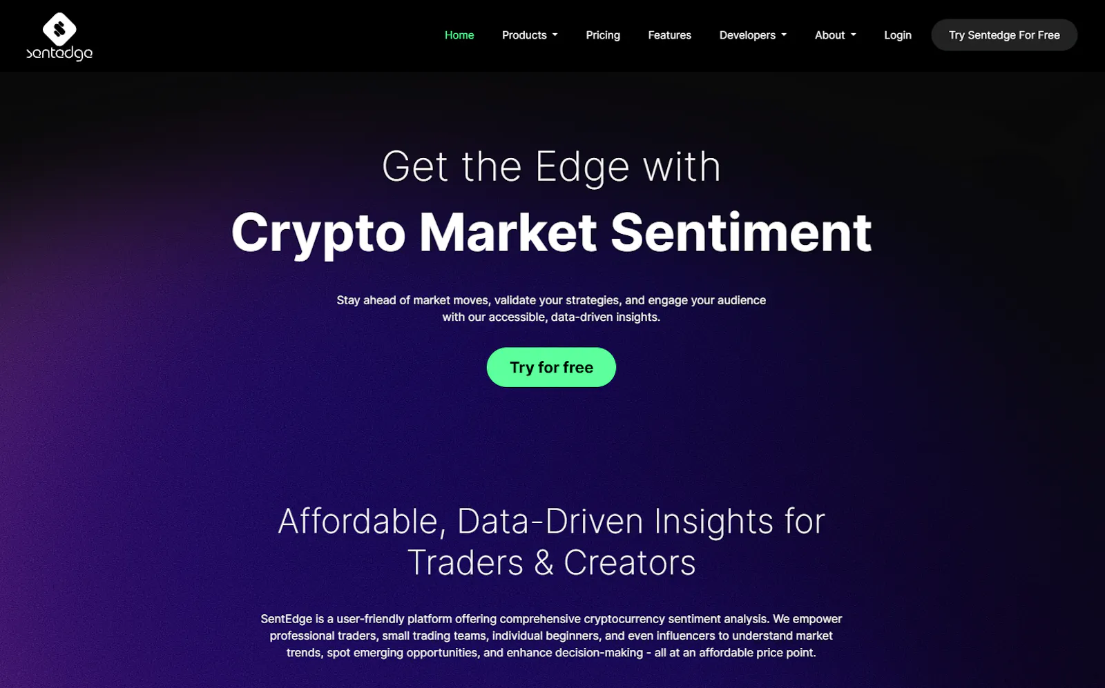 SentEdge screenshot 1