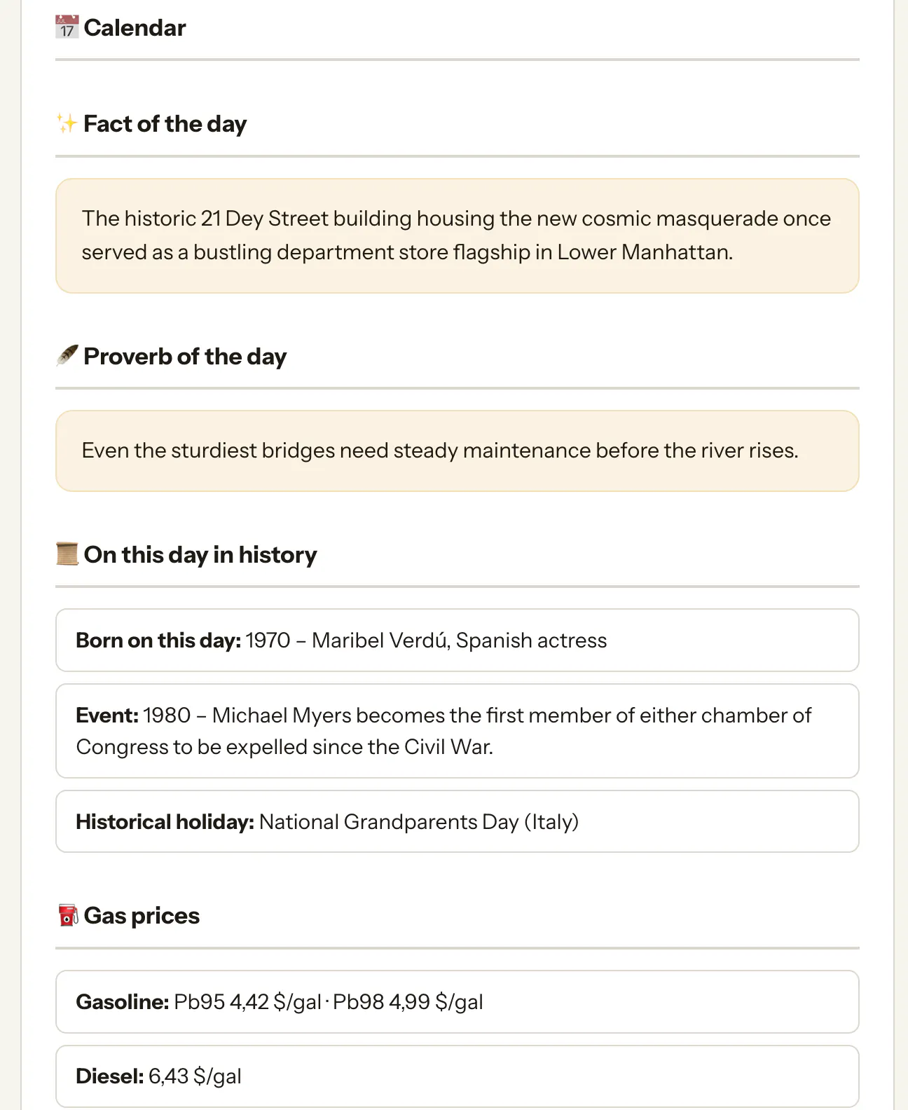 Witaj - Minimalist daily news gallery image