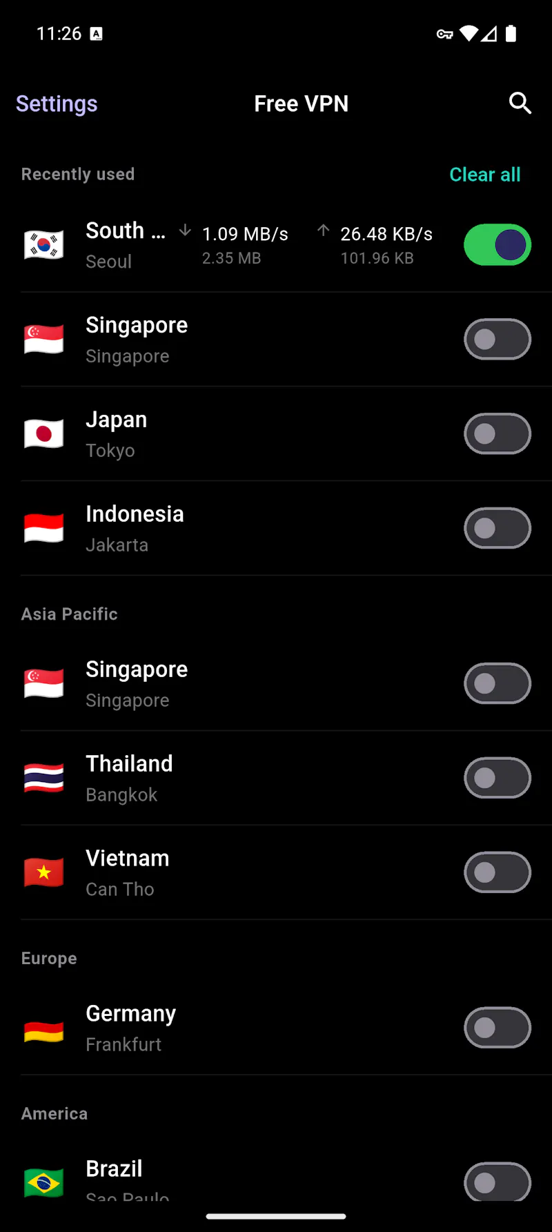 Free VPN screenshot 5