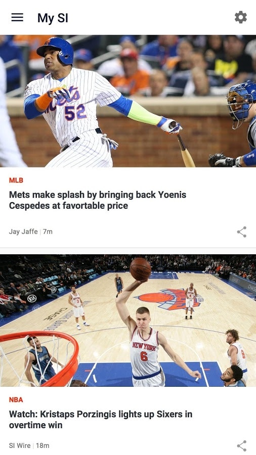 Sports Illustrated app gallery image