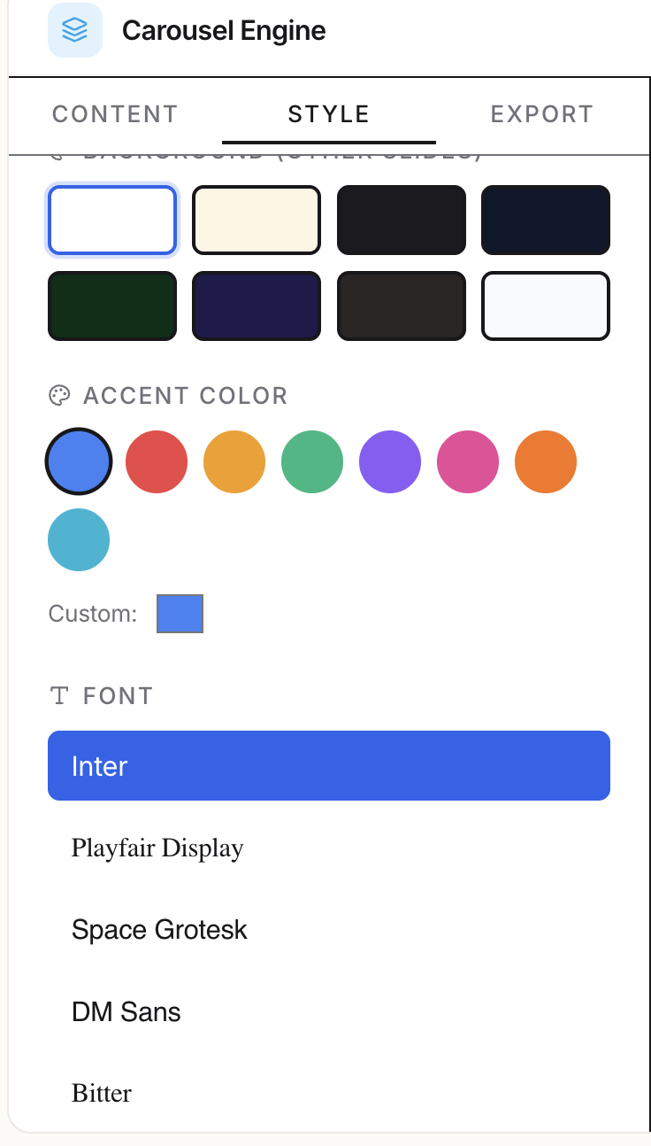 Carrousel creator gallery image