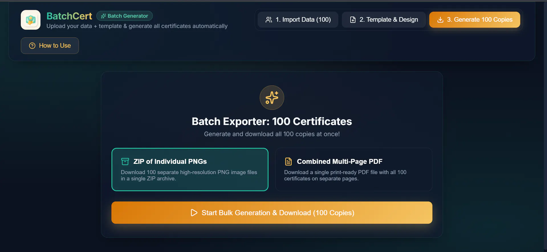 BatchCert gallery image