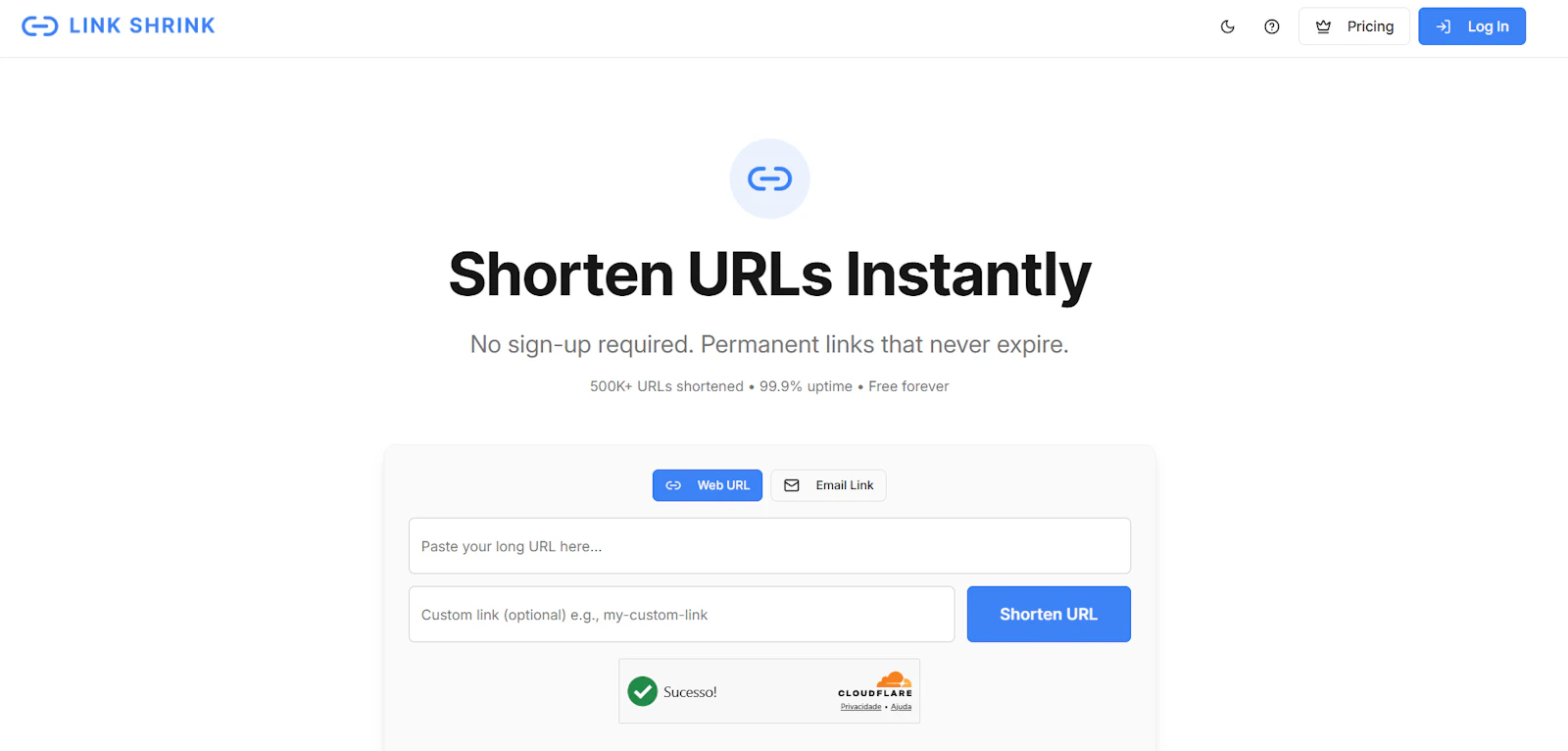 Link Shrink screenshot 1