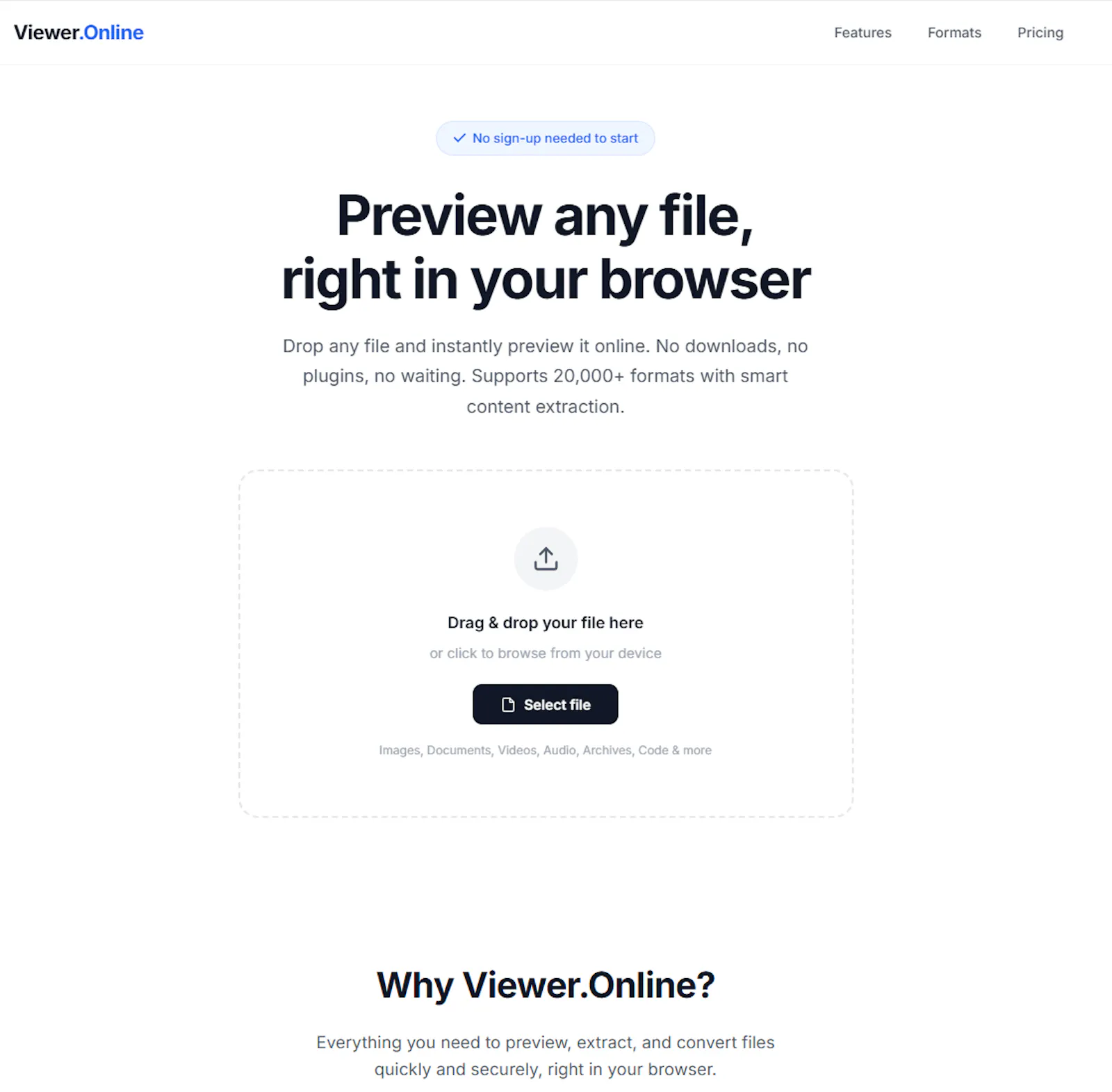 Viewer.Online — Preview Any File screenshot 1