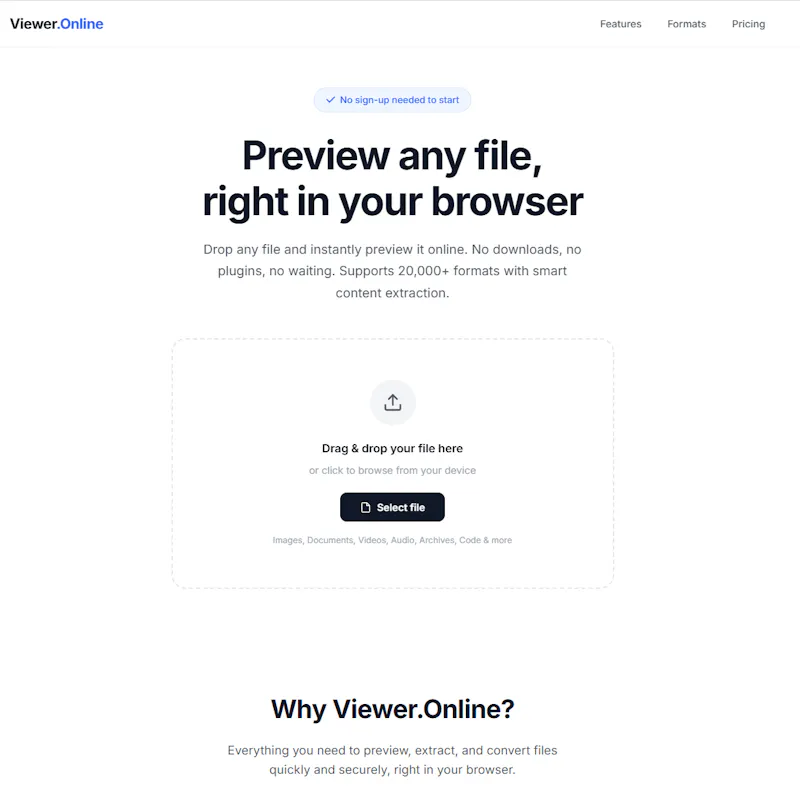 Viewer.Online — Preview Any File screenshot 1