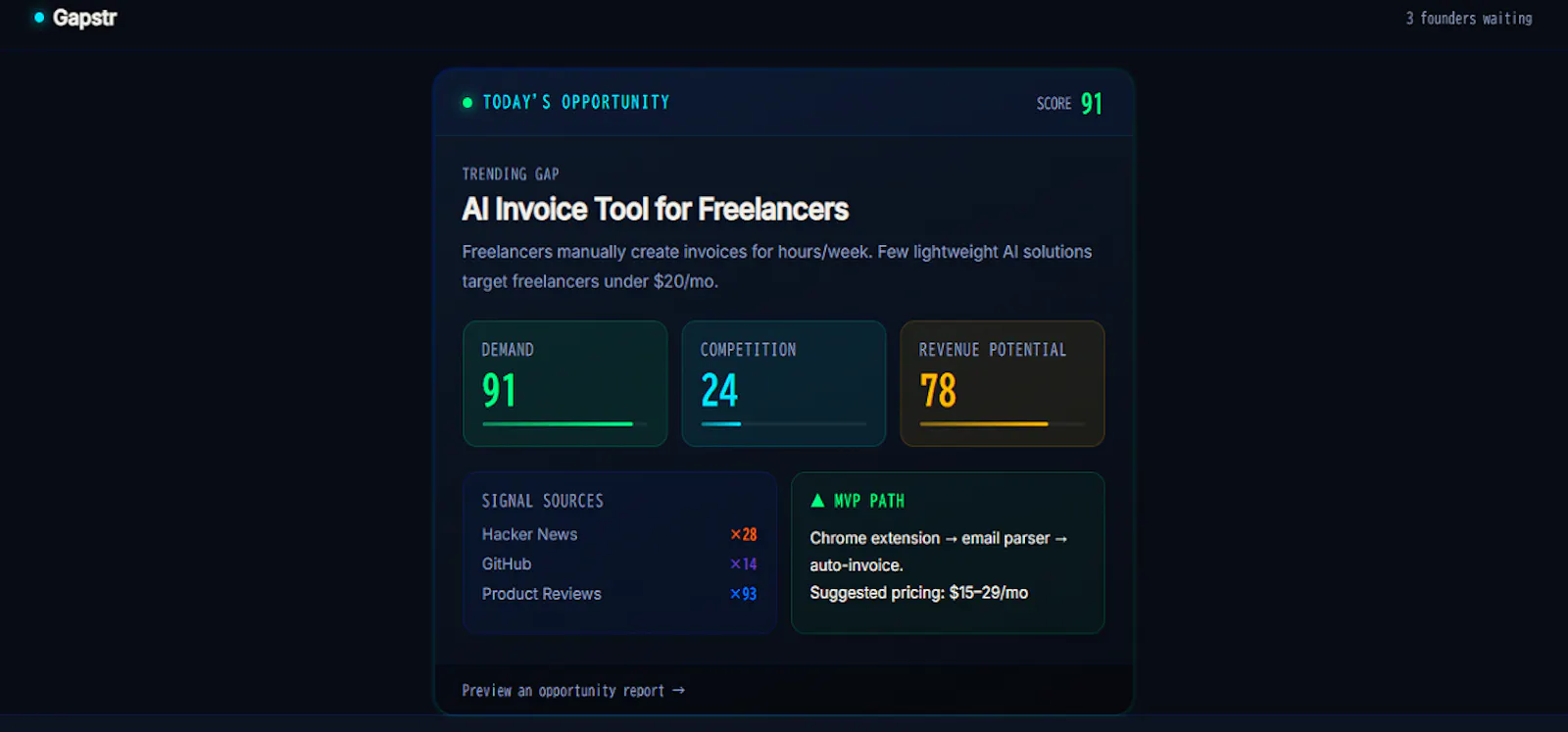 Gapstr screenshot 2