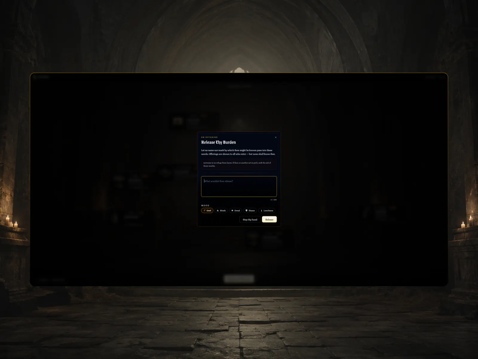 nocturne: souls-like anonymous thoughts gallery image